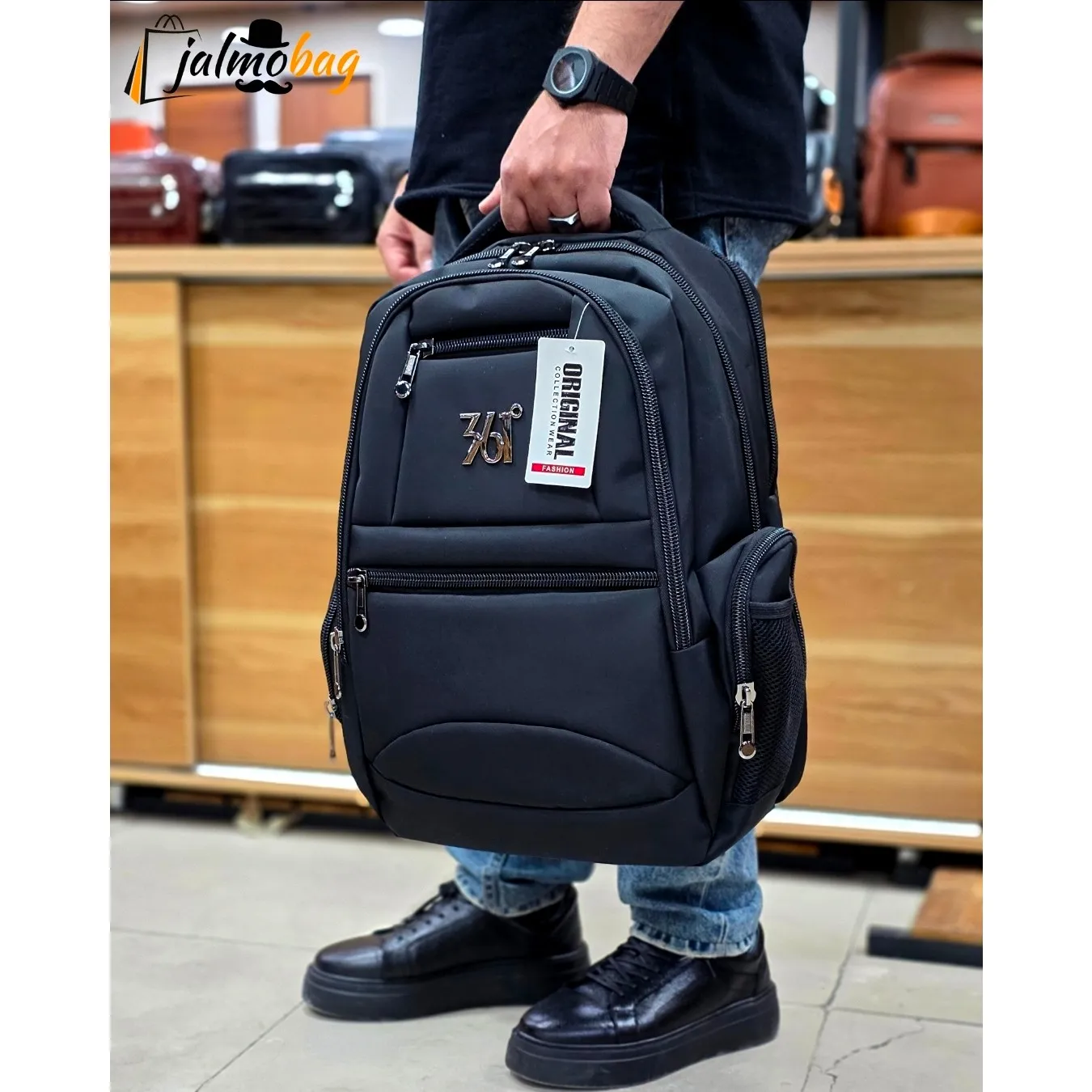 کوله پشتی اسپرت دیبا جادار با جای لپتاپ، پورت USB و هندزفری، ضد تعریق، مناسب 12 سال به بالا