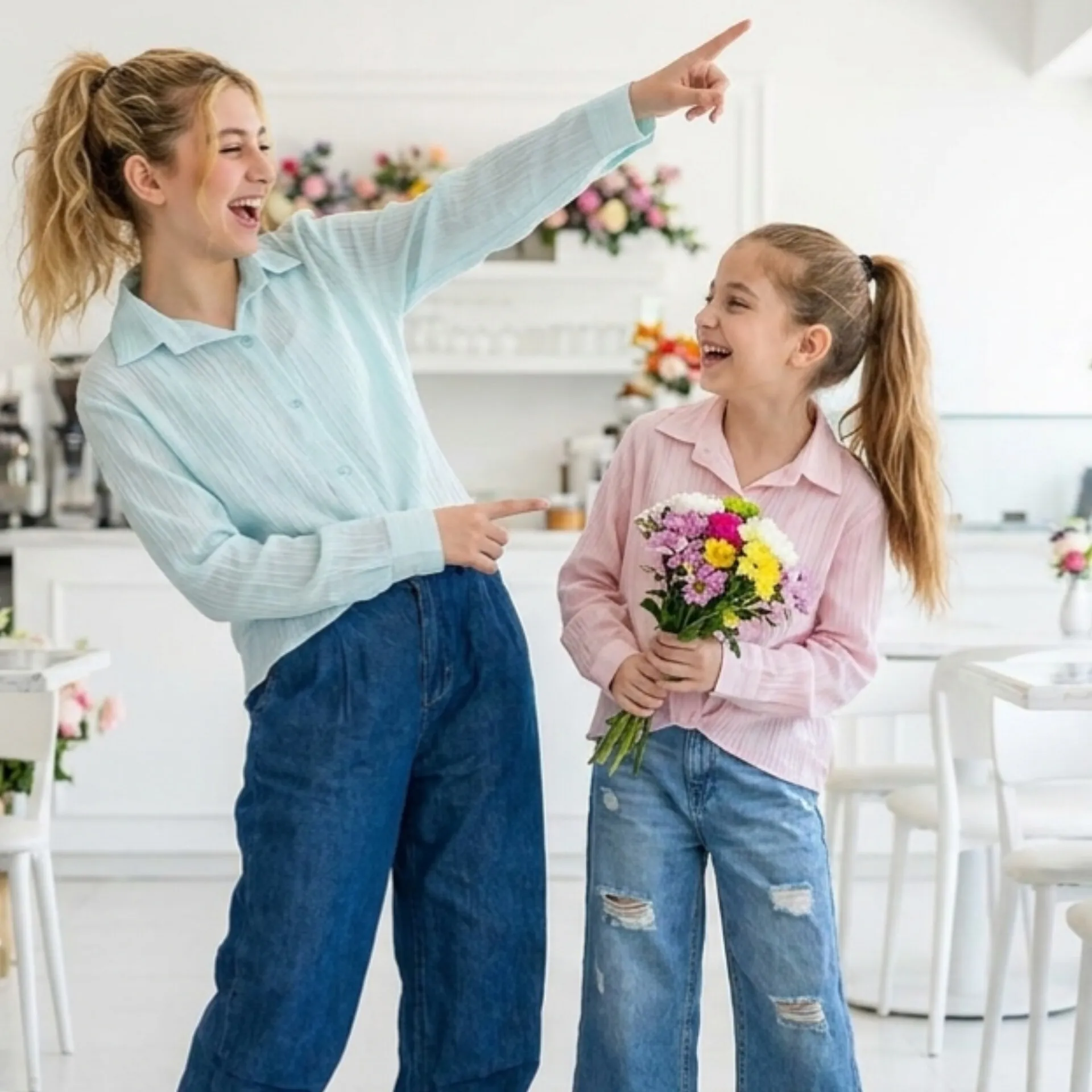 شومیز تابستانه گره ای دخترانه پری سایز 7 تا 16 سال