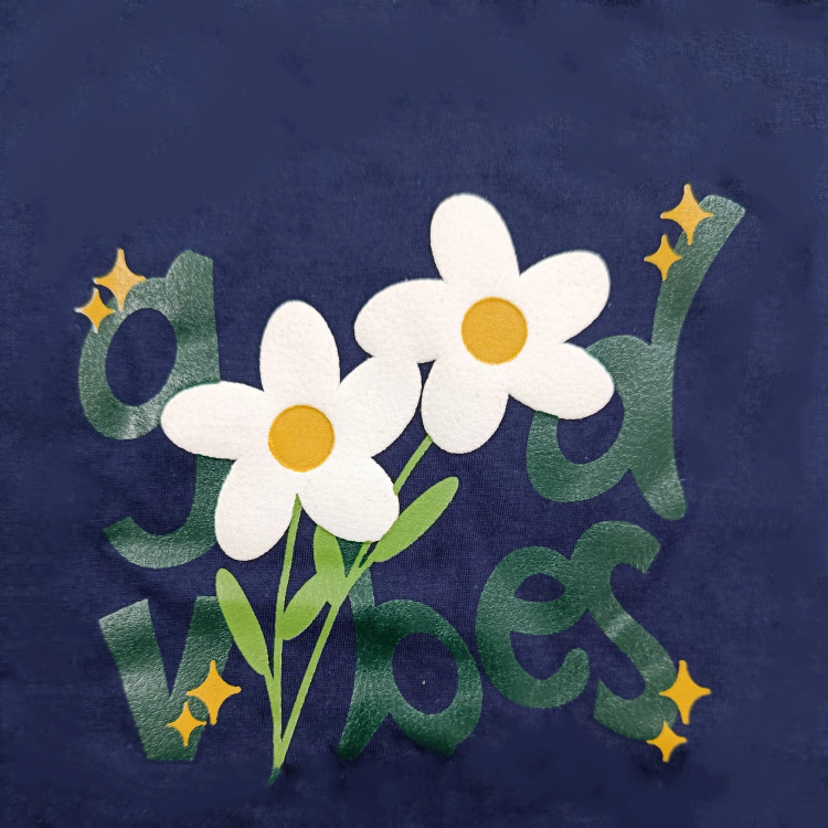 ست تیشرت و شلوار نخ پنبه لش مدل Flower سایز 55 تا 65